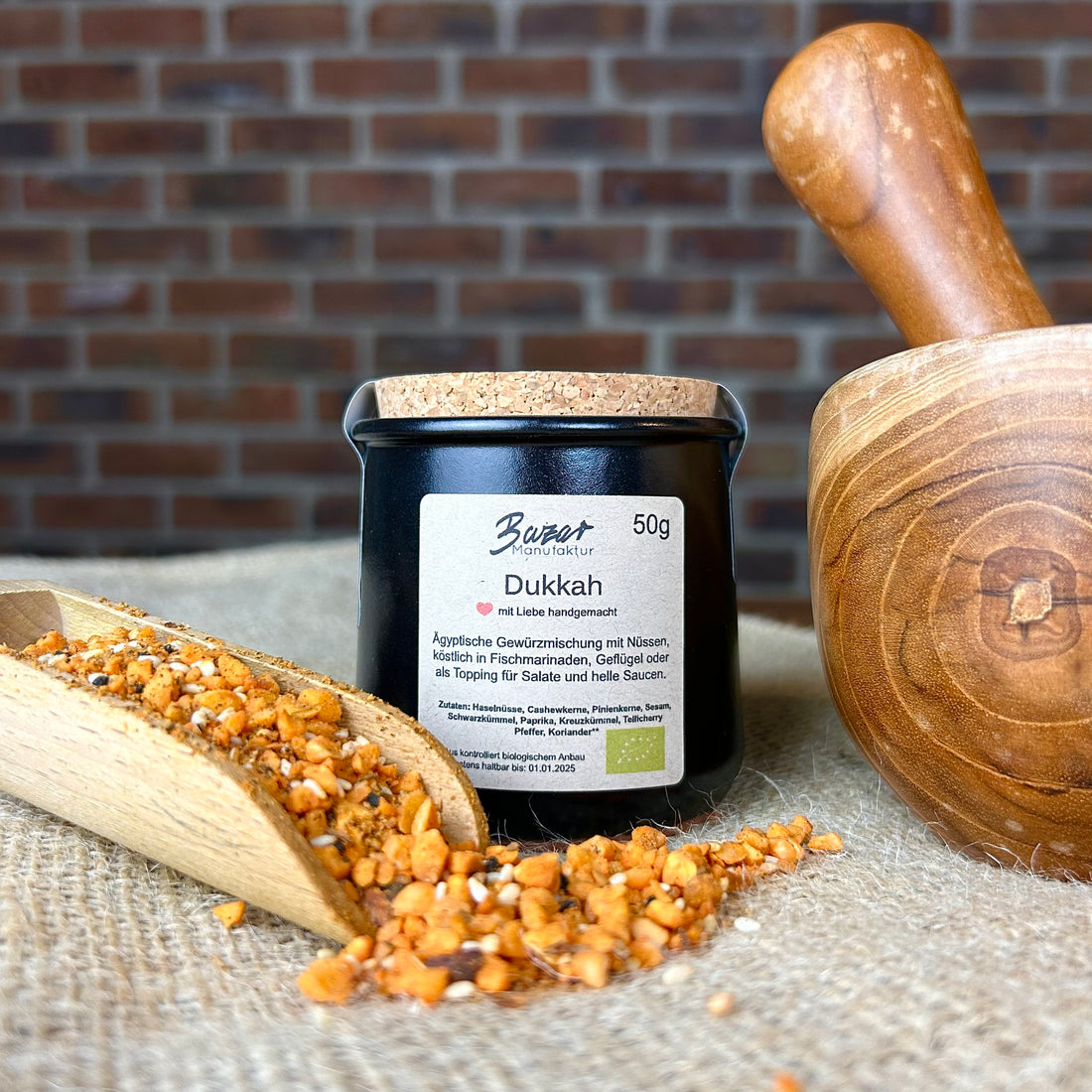 Bio Dukkah – „Knusprig & Aromatisch“ 50 g