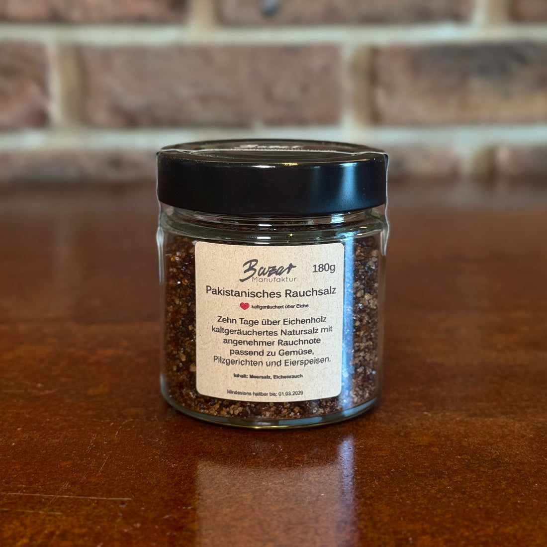 Pink rock salt flakes