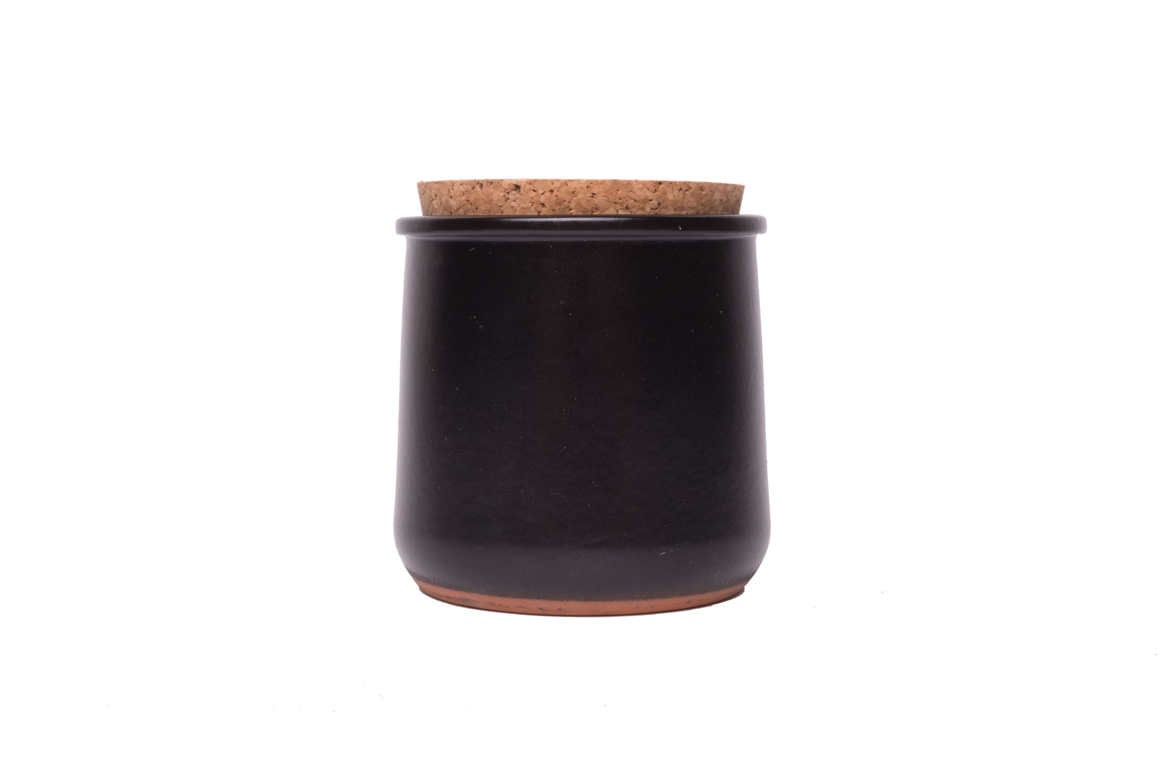 Ceramic aroma protection box with cork lid