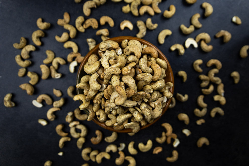 Organic cashew nuts rosemary thyme