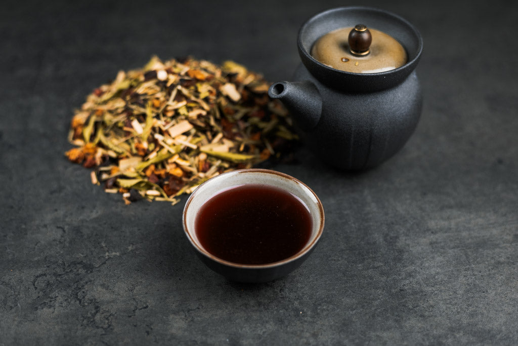 Gold orange tea